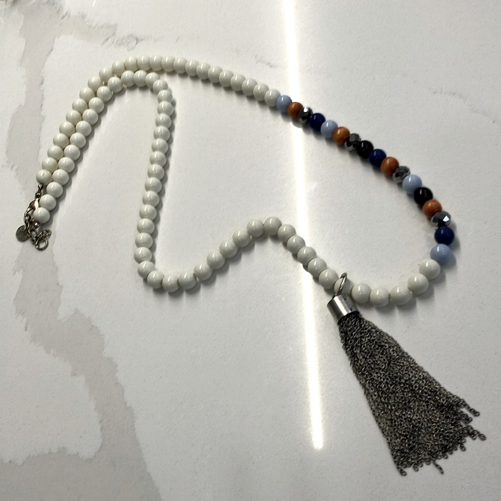 FASHION NECKLACE:  Vince Camuto, 17” extendable with tassel